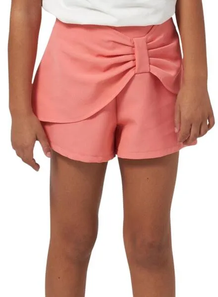 Short Mayoral Crepe Rosa Para Niña