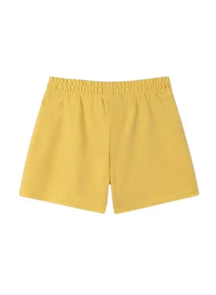 Short Mayoral Felpa Amarillo Para Niña