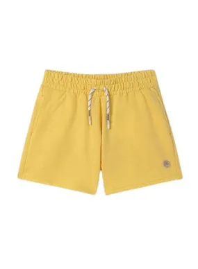 Short Mayoral Felpa Amarillo Para Niña