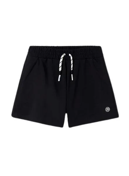 Short Mayoral Felpa Negro Para Niña