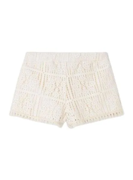 Short Mayoral Punto Crochet Beige para Niña