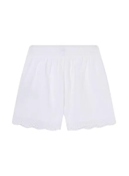 Shorts Pepe Jeans Oriel Blanco Para Niña