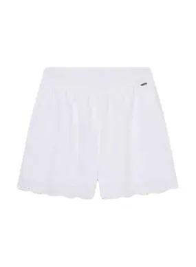 Shorts Pepe Jeans Oriel Blanco Para Niña