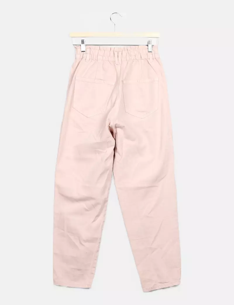 Stradivarius Jeans rosa baggy