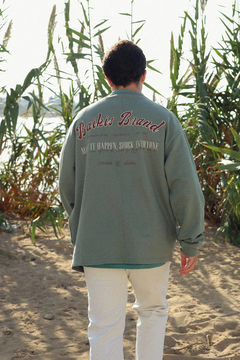 Sudadera Baikis Brand Verde