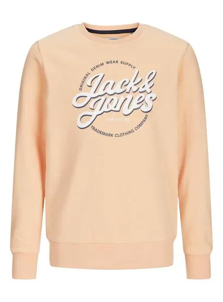 Sudadera Jack And Jones Minds Naranja Para Niño