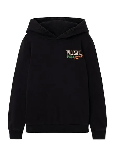 Sudadera Name It Salade Negro Para Niño