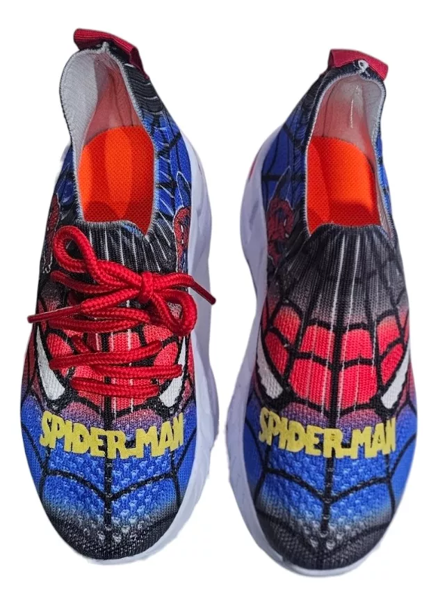 Zapatilla Niños Niñas Hombre Araña Personajes Serafinne 