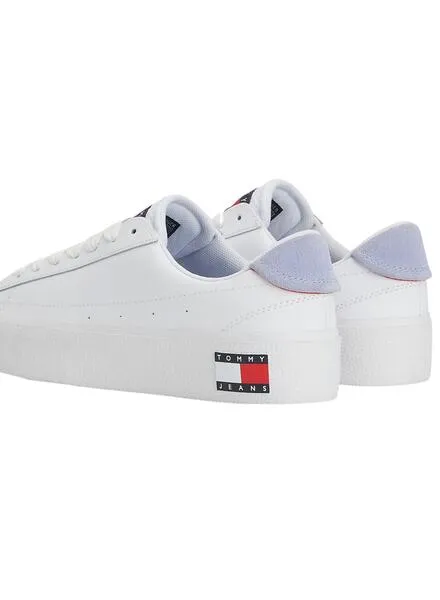 Zapatillas Tommy jeans Vulcanized Blancas Mujer