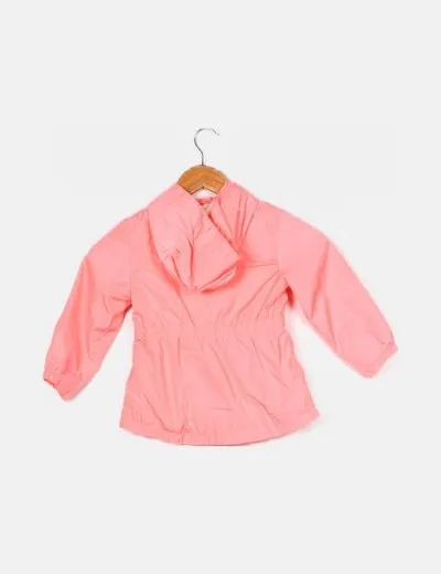 Zara Chaqueta rosa impermeable